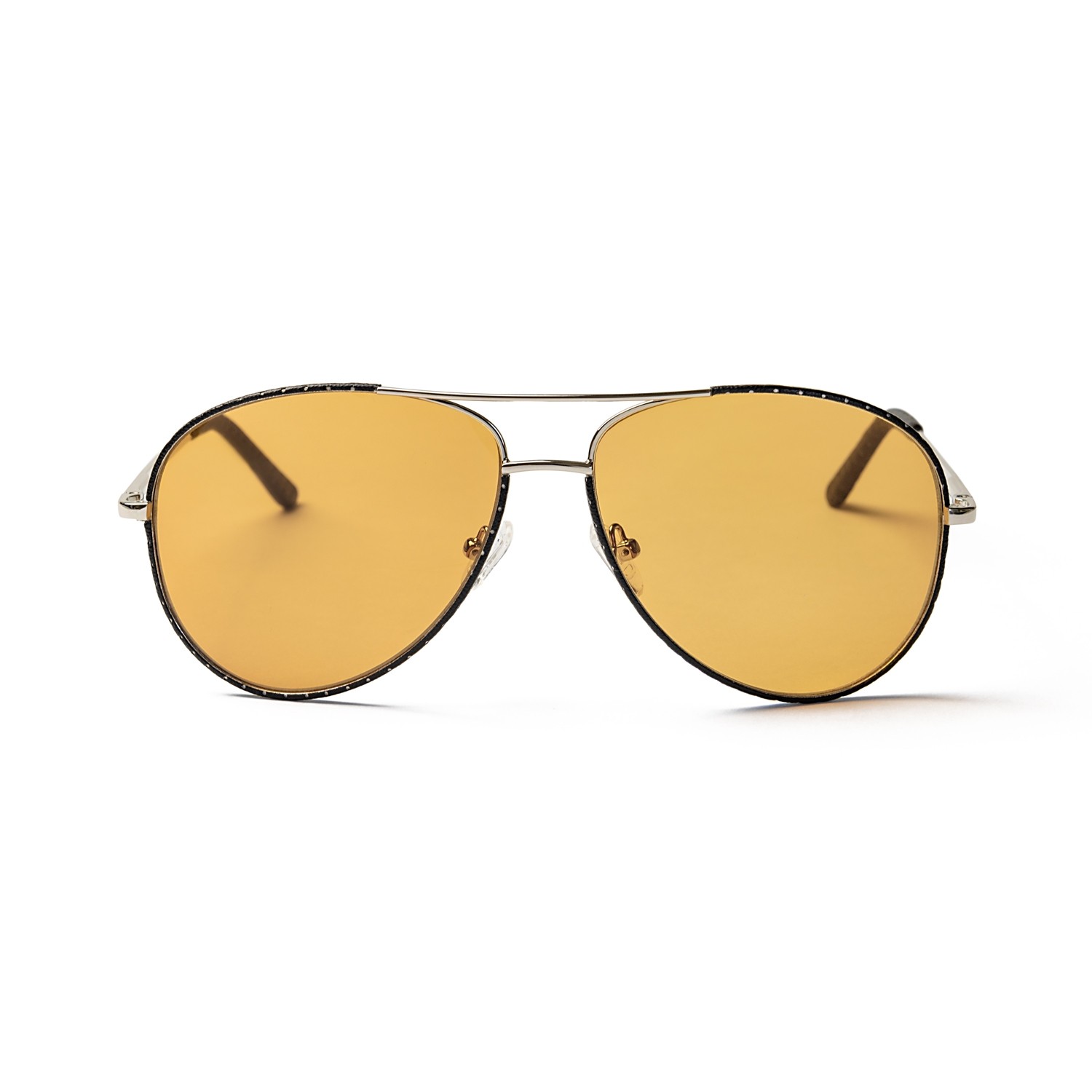 FIENNES SILVER FRAME AND GOLD LENS
