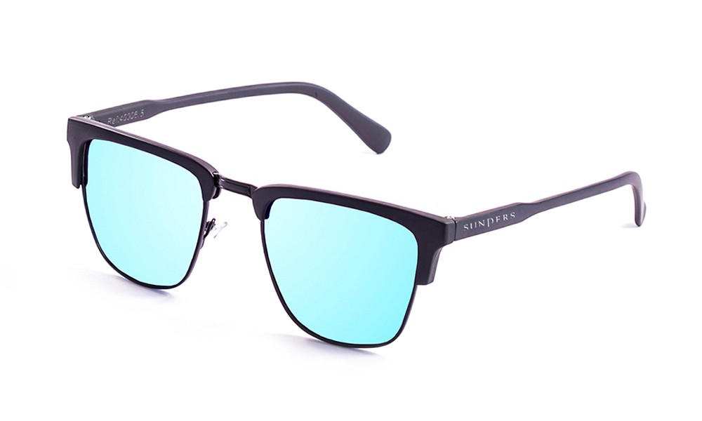 São Francisco - Clubmaster / preto mate – azul céu