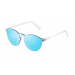 Biarritz - Lente plana  / revo / branco mate transparente - azul céu espelhado