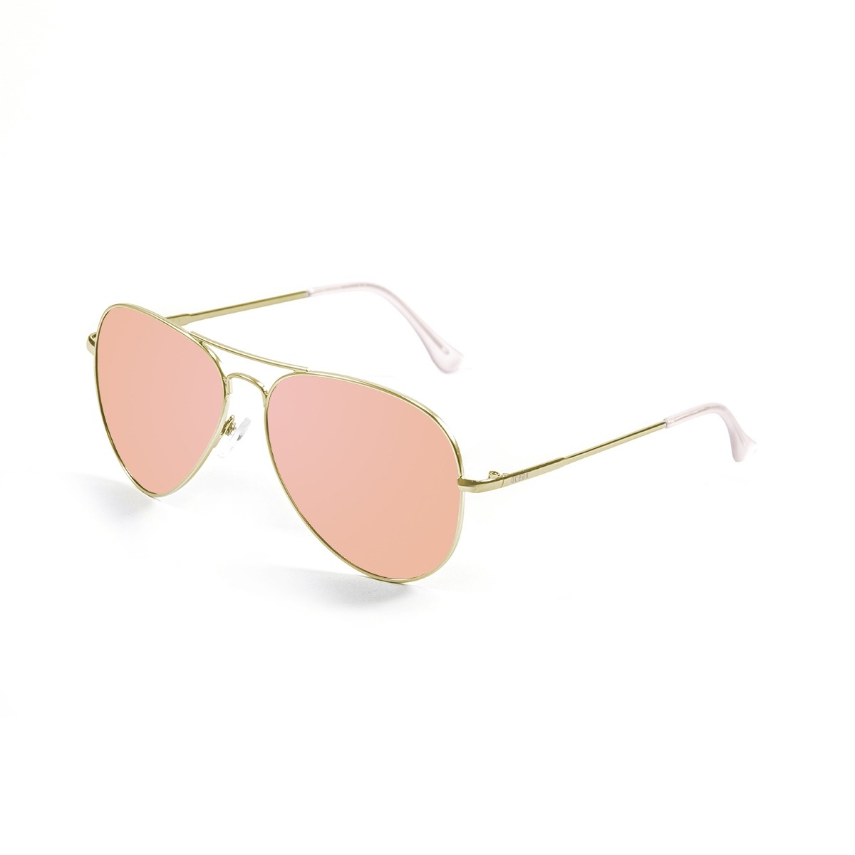 ocean sunglasses dourada metálico rosa espacial side