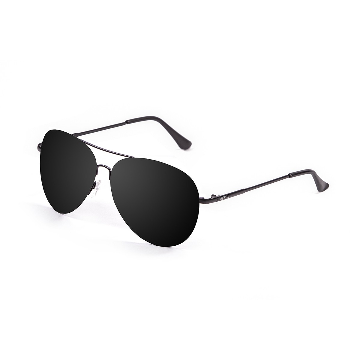 sunpersunglasses ocean preto mate fume flat side