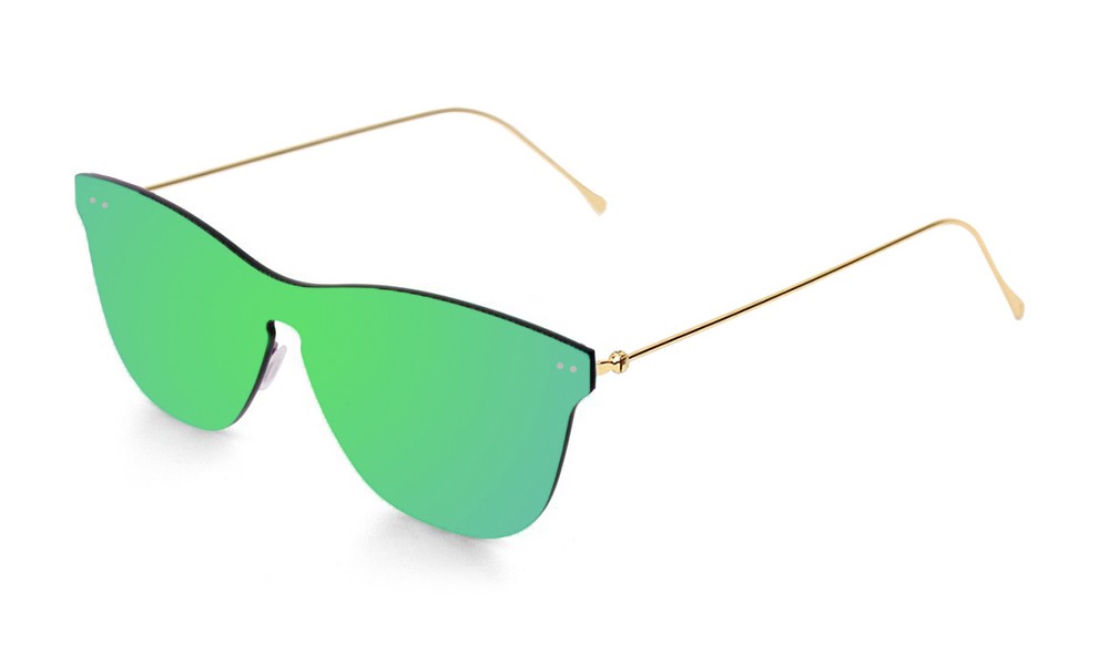 São Francisco - Lente plana / dourado metálico / verde