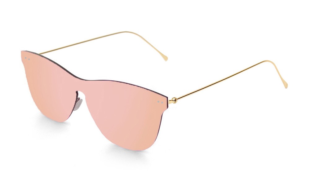 São Francisco - Lente plana / dourado metálico / rosa