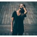 Space flat revo brown lens with metal gold temple