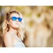 San Francisco - Lente plana / policarbonato / azul cielo (gafas)