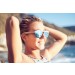 Biarritz - Lente plana / policarbonato / azul oscuro (gafas)