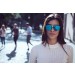 gafas de sol SUNPERS modelo biarritz lente plana doble puente montura policarbonato lente negra montura negro mate frontal