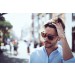 San Francisco - Skate / madera /azul claro (gafas)