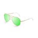 sunglasses ocean dourada metálico verde side