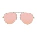 ocean sunglasses dourada metálico rosa espacial