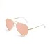 ocean sunglasses dourada metálico rosa espacial side
