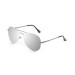 sunpersunglasses ocean prata metálico prata flat side