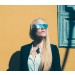 San Francisco - Lente plana / policarbonato / azul cielo (gafas)