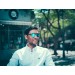 Gafas de sol SUNPERS modelo Biarritz SU75000 montura negro mate lente plana azul cielo espejo