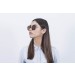 shiny demy brown, brown lens