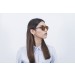 matte demy brown, brown lens