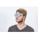 matte light brown, revo sky blue flat