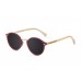 bambu natural, marrom frontal, lente fumê