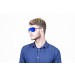 Biarritz - Miami / negro mate - azul cielo plana (gafas)