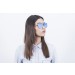 Biarritz - Metal lente plana / dorado metálico / azul cielo (gafas)
