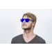 Biarritz - Lente plana / policarbonato / azul oscuro (gafas)