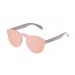 Óculos de sol SUNPERS modelo Biarritz lente plana e policarbonato lente rosa espacial haste policarbonato cinza mate