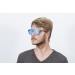 Matte demy brown, revo sky blue flat