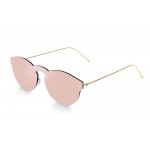 Biarritz - Metal lente plana / dourado metálico / rosa espacial