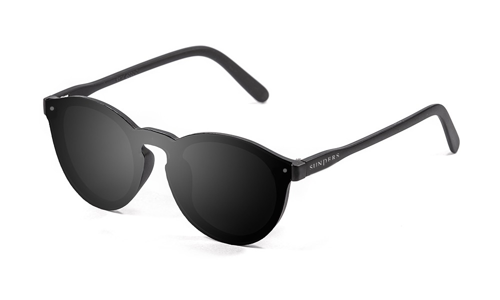 Biarritz - Lente plana / smoke / preto mate - fumado