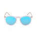 Sunglasses - transparent white/ metal gold temple | SUNPERS