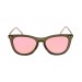 Sunglasses - transparent brown/ metal gold temple | SUNPERS 