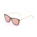 Sunglasses - transparent brown/ metal gold temple | SUNPERS 