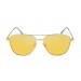 gafas de sol sunpers sunglasses modelo san francisco aviador montura metal dorado lente amarilla