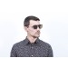Biarritz - Metal lente plana / dorado metálico / marrón (gafas)