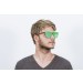 SUNPERS San Francisco - Lente plana clubmaster / revo / carey - verde